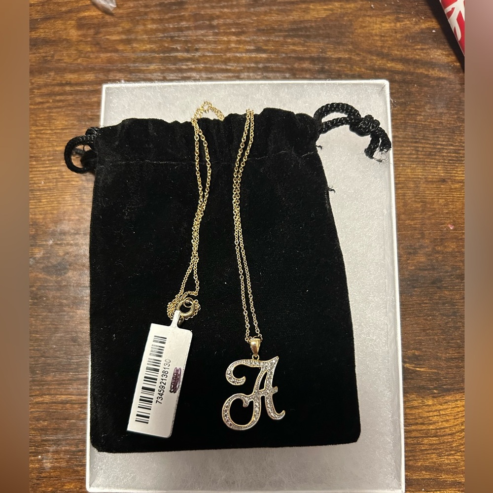 Gold Initial “A” Necklace